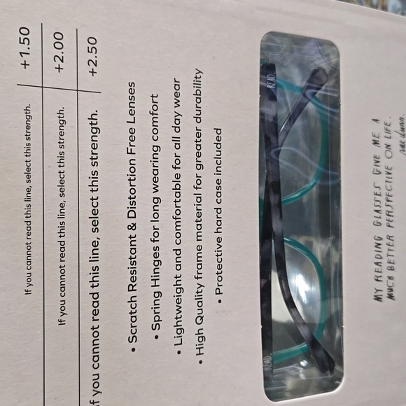 NEW RAE DUNN Read More Reading Glasses 3 Pair Set Readers +1.50 +2.00 +2.50 - Picture 5 of 9